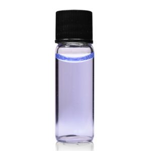 1.75ml Glass Vial & 10mm Black PP Cap Foil Liner