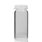 20ml Tall Glass Vial With Snap On Cap